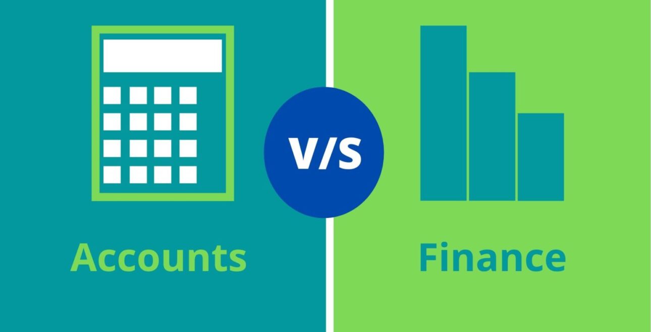 accounts vs finance image image showing calculator and graph