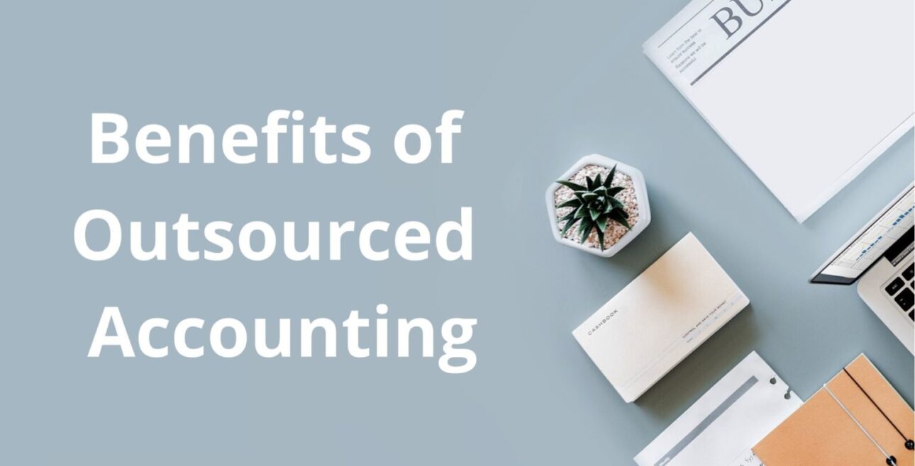 benifits of outsourced accounting - image with plant and papers and newspaper