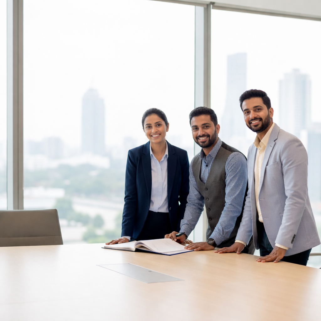 three people team of ofin legal in india